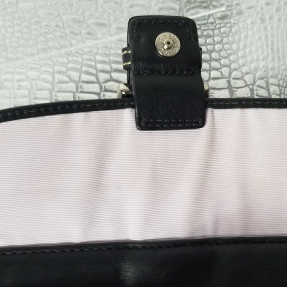 COACH VINTAGE WRISTLET BLACK LEATHER - Picture 4 of 8